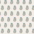 Sylvie Teal Floral Wallpaper by Antonina Vella