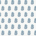 Sylvie Blue Floral Wallpaper by Antonina Vella