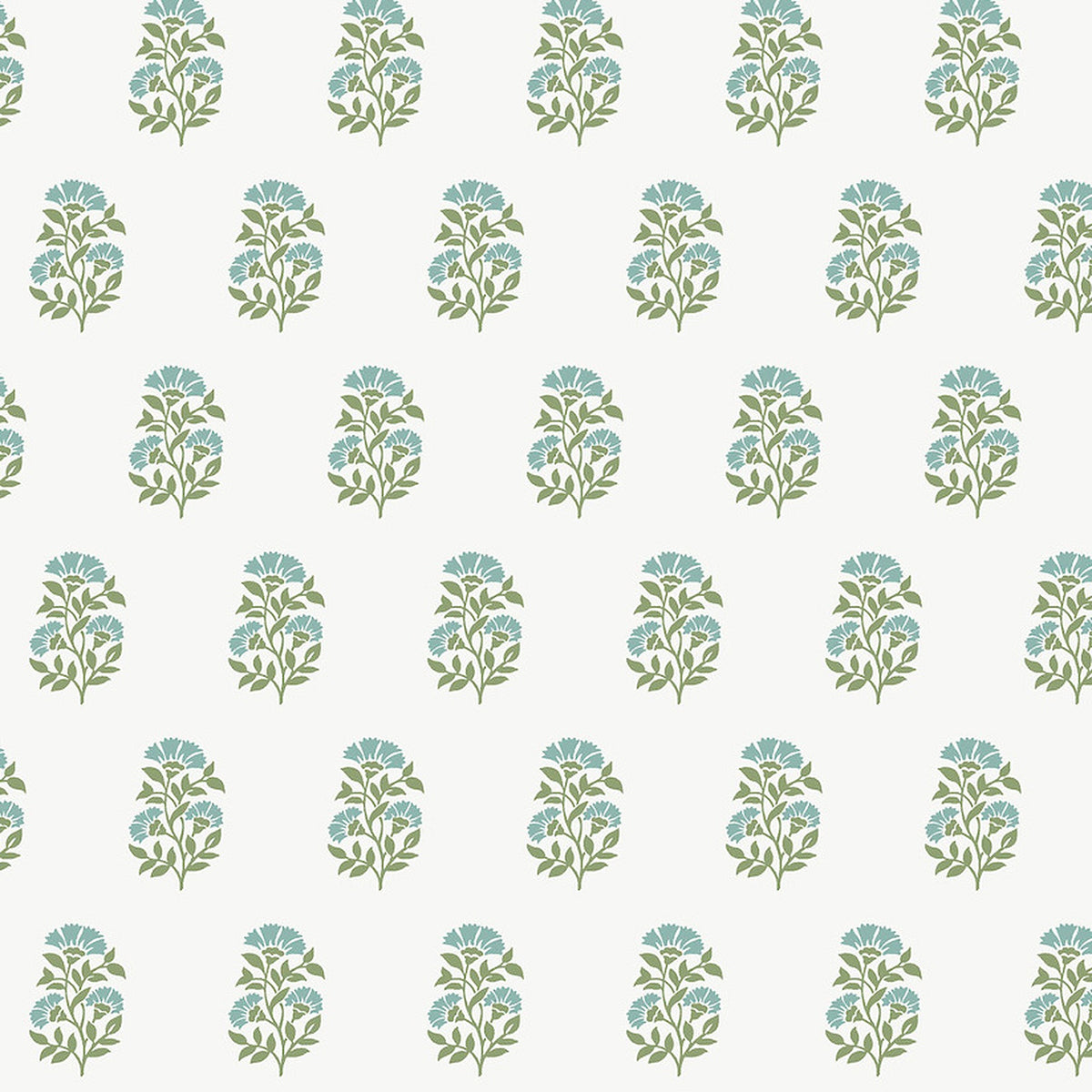 Sylvie Floral Wallpaper in Green