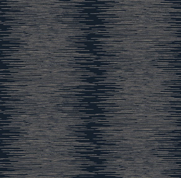 Operetta Navy Metallic Columns Wallpaper wallpaper