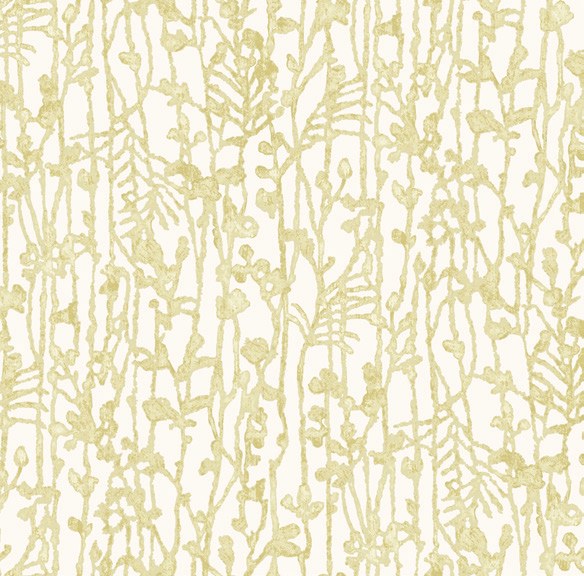 Filigree Gold Abstract Wallpaper wallpaper