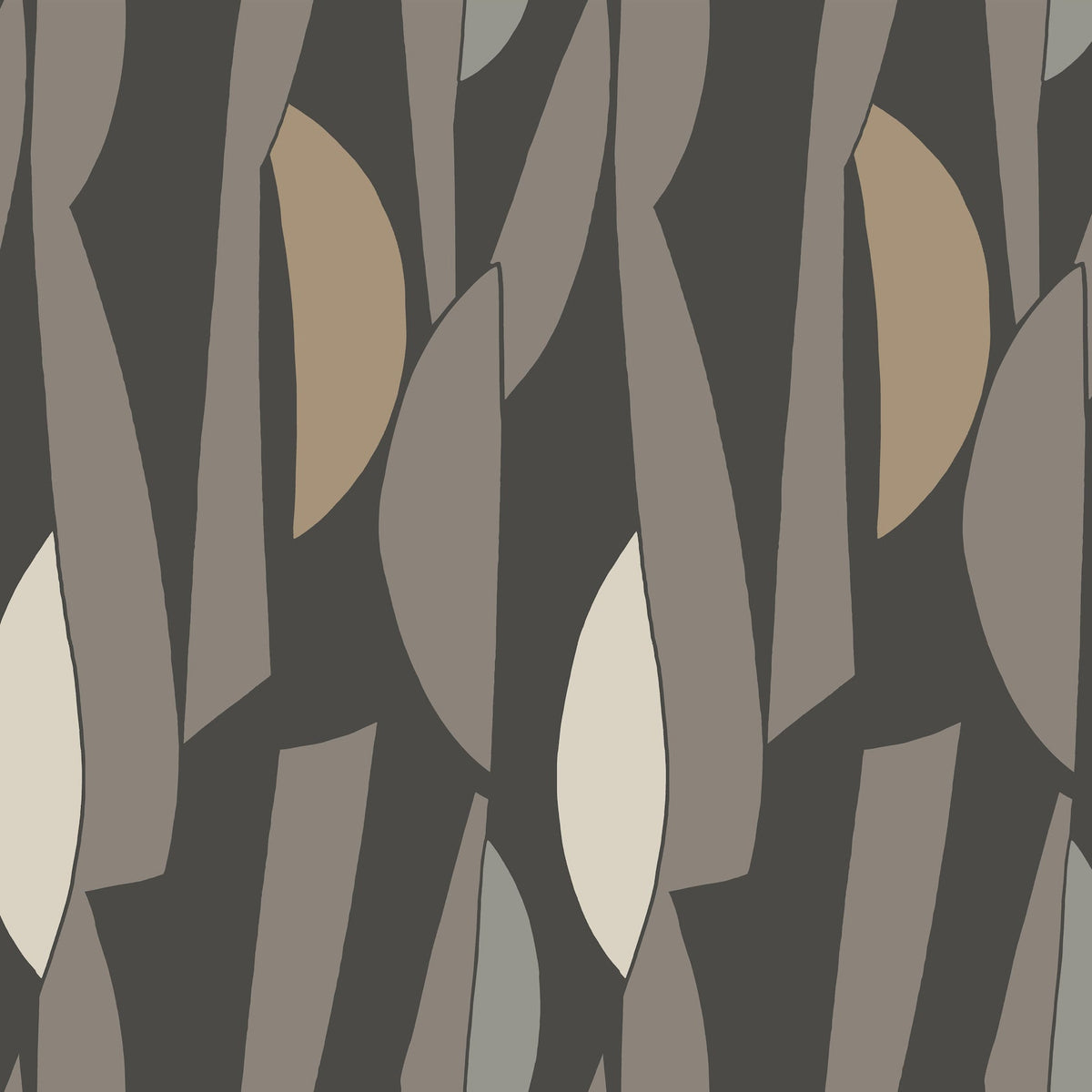 Balance Wallpaper in Carbon & Graphite