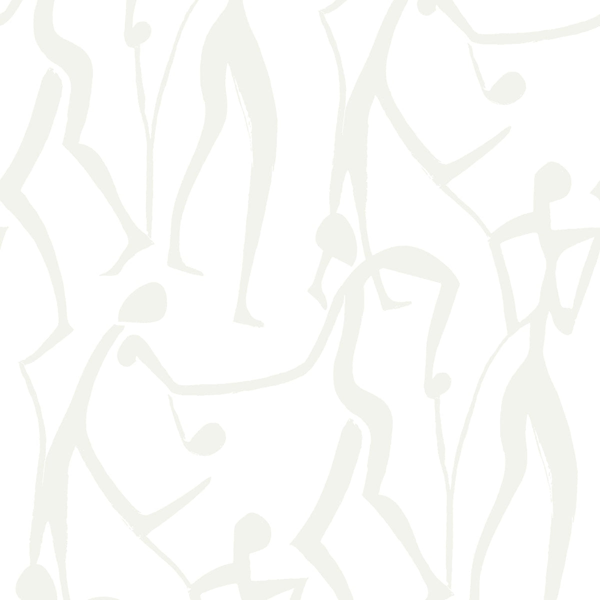 Joyful Dancers Wallpaper in Pearl